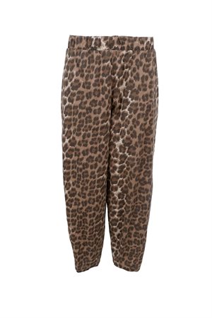 Black Colour - BCABBIE barrel pant - leopard
